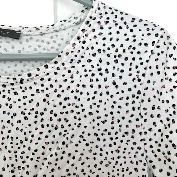 SUZY SHIER Tiny Leopard Print Cotton Top - Picture 4 of 5